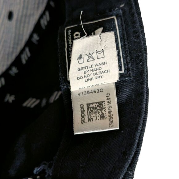 Adidas Hat Baseball Cap Unisex Black Adjustable Trefoil Dad Casual Outdoors Fall - Picture 7 of 8